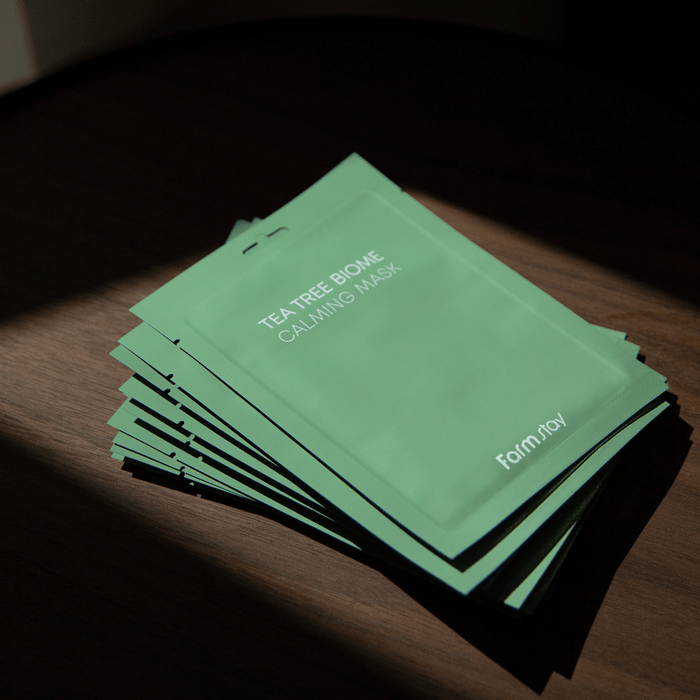 Farmstay Tea Tree Biome Calming Mask 10pcs | La Cosmetique