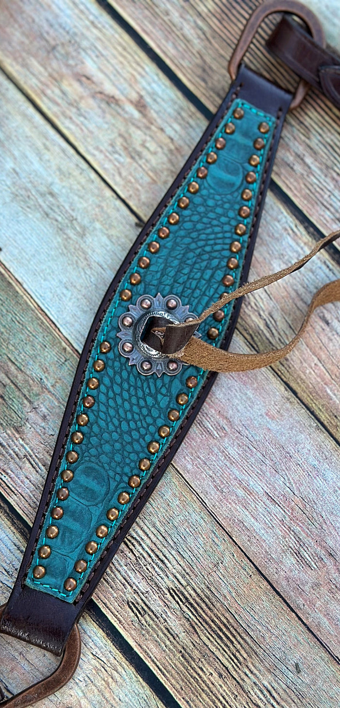 Teal Gator Gladiator Tack Set