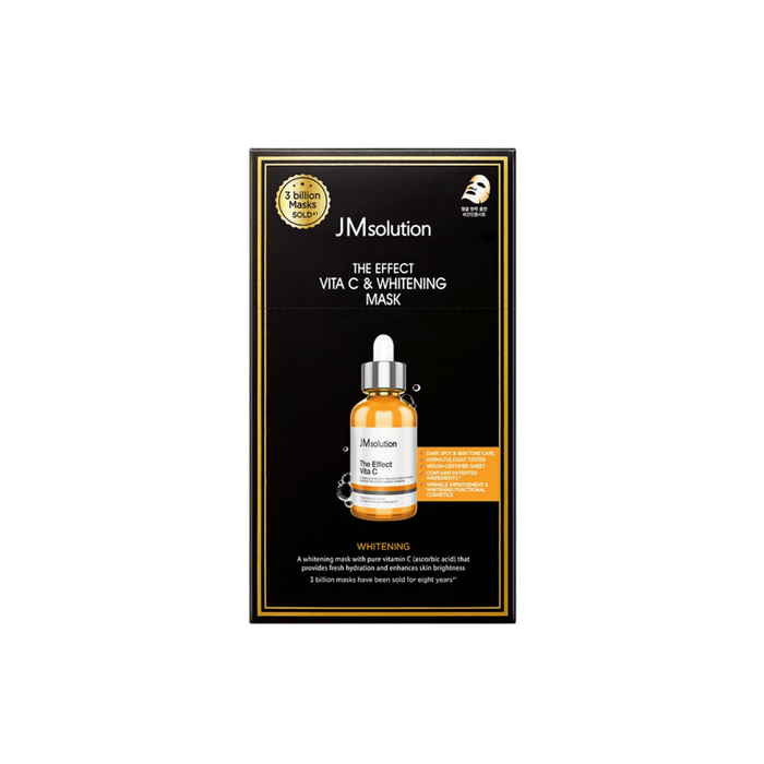 JMsolution The Effect Vita C & Whitening Mask Box [10pcs] | La Cosmetique