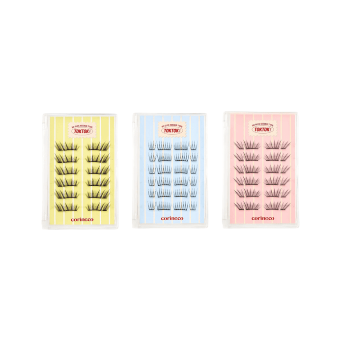 Coringco Toktokhara No Glue Half Eyelash [24pcs] | La Cosmetique