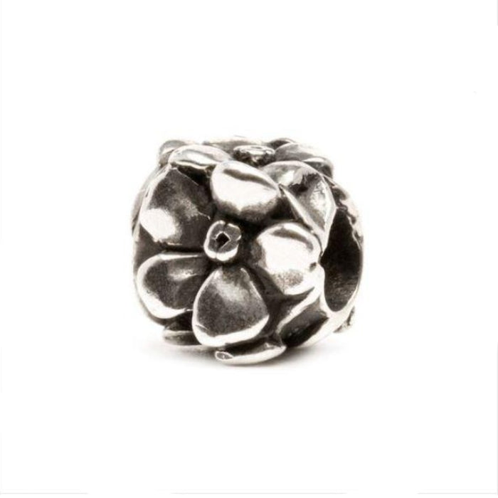 Trollbead-Rose Bead, Silver-Retired
