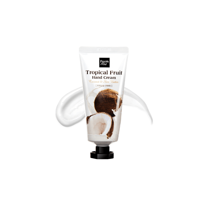 Farmstay Tropical Fruit Hand Cream Coconut & Shea Butter 50ml | La Cosmetique
