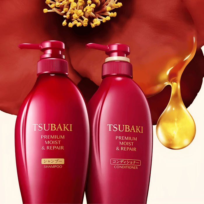 Shiseido Tsubaki Premium Moist & Repair Shampoo 450ml | La Cosmetique