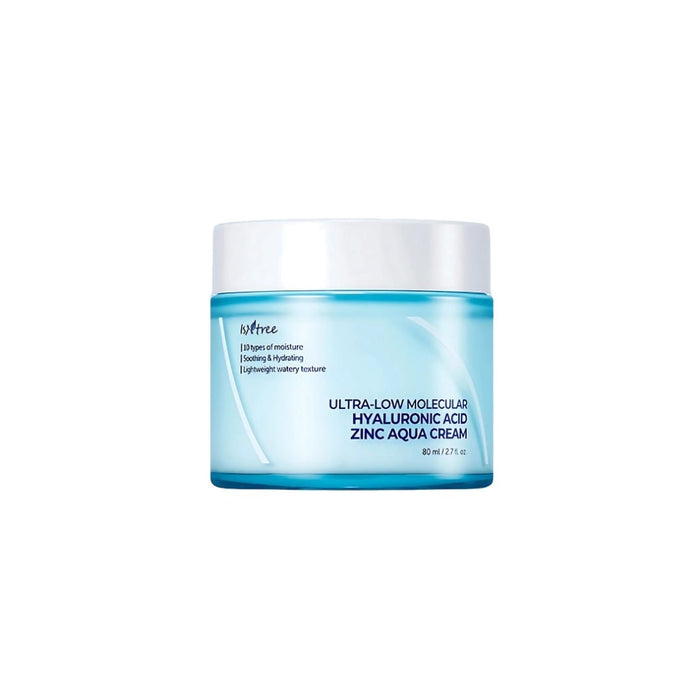 Isntree Ultra - Low Molecular Hyaluronic Acid Zinc Aqua Cream 80ml | La Cosmetique