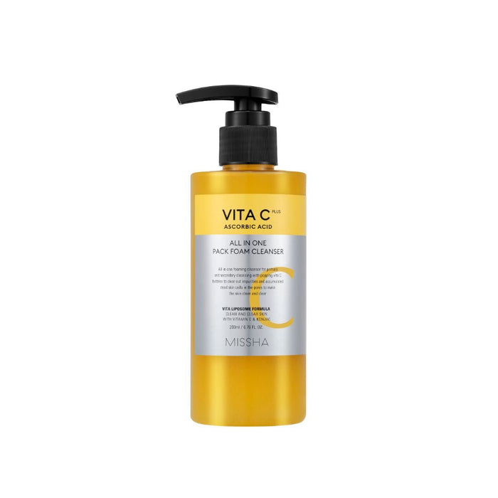 Missha Vita C Plus All In One Pack Foam Cleanser 200ml | La Cosmetique