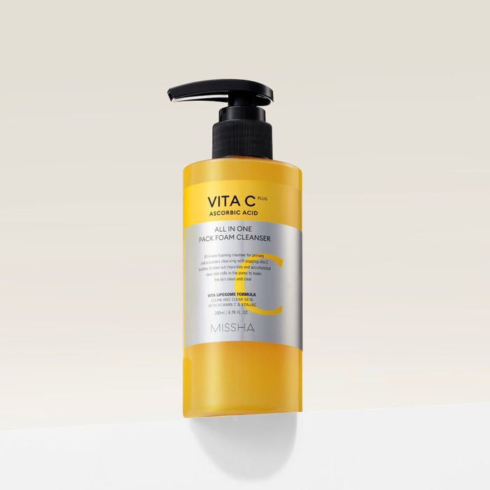 Missha Vita C Plus All In One Pack Foam Cleanser 200ml | La Cosmetique