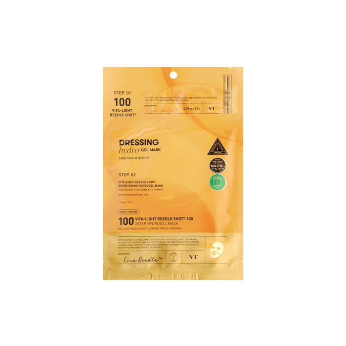 VT Cosmetics Vita-light Reedle Shot 100 2Step Hydrogel Mask [1pc] | La Cosmetique
