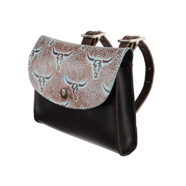 Weathered Steer Pommel Pouch
