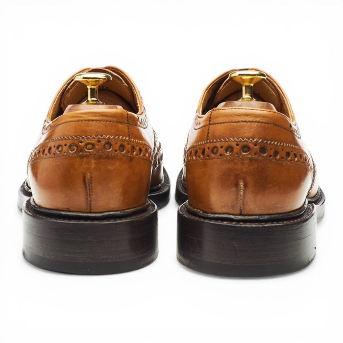 'Westfield' Tan Brown Leather Oxford Brogues UK 8.5 F