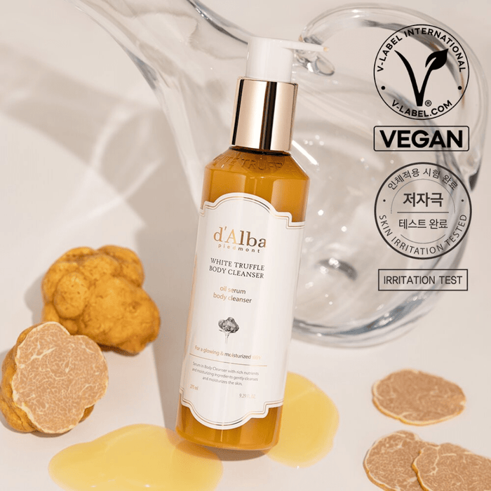 d'Alba White Truffle Oil Serum Body Cleanser 275ml | La Cosmetique